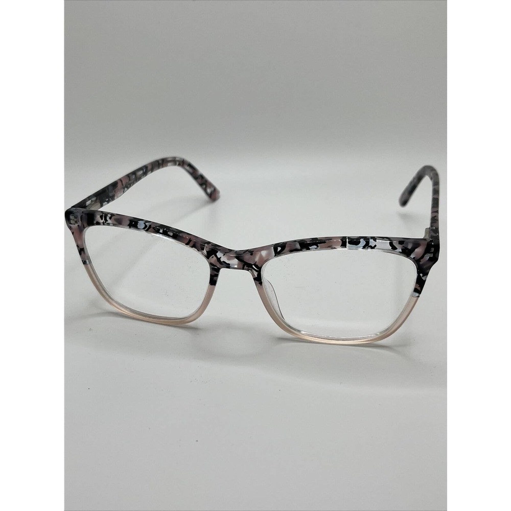 RAFAELLA R1020 Designer Tortoise Pink Blue Eyeglass Frames Plastic Semi Cat Eye